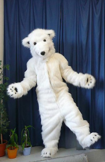  Polar Bear costume for Kukruse Polar Manor